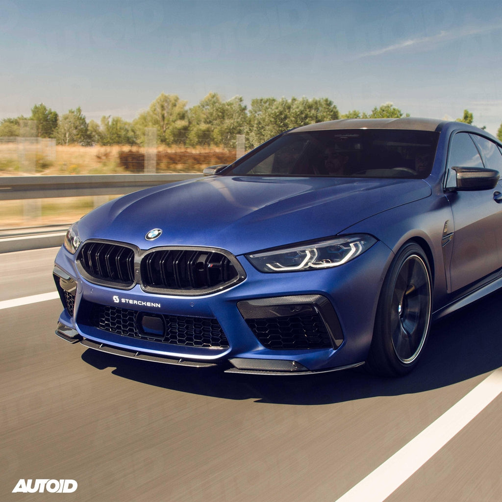 Sterckenn Carbon Fibre Front Lip for BMW M8 (2019+, F91 F92 F93) - AUTOID® - Front Lips & Splitters - Sterckenn