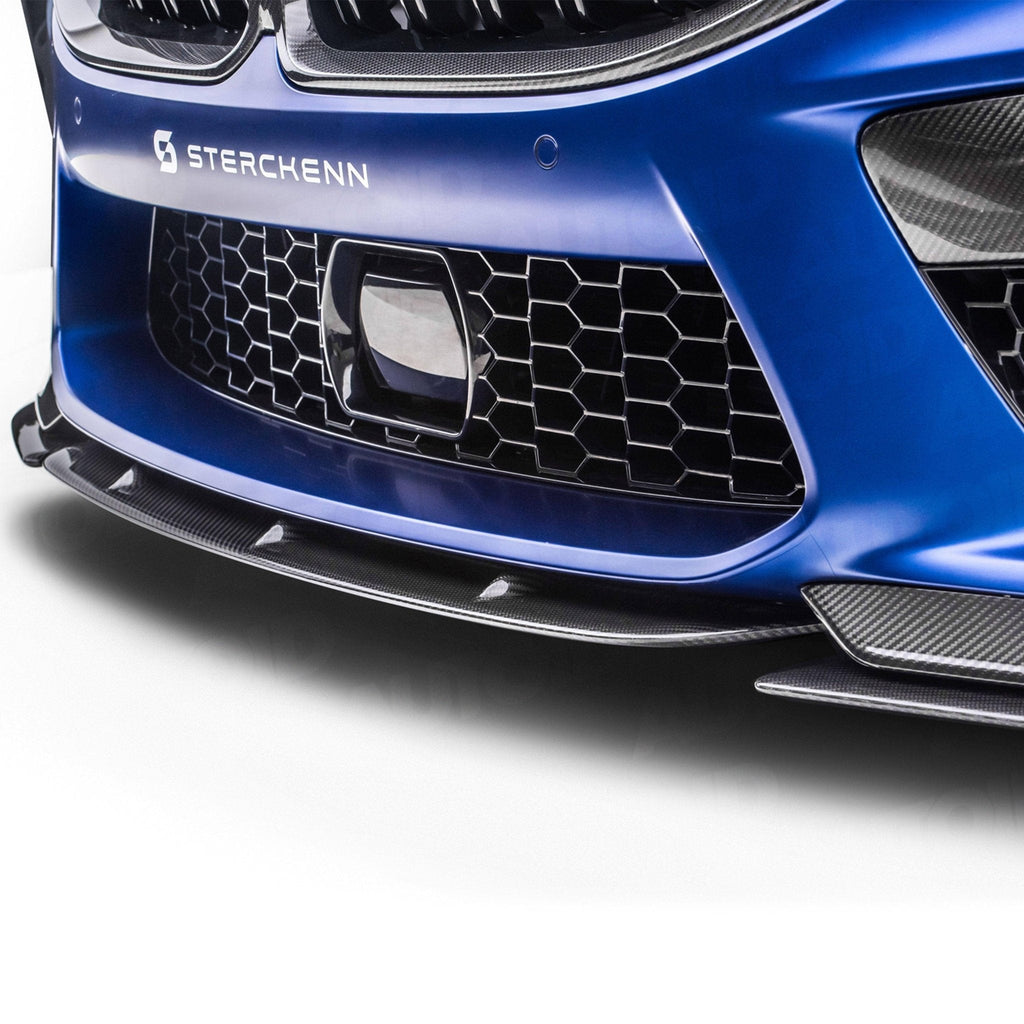 Sterckenn Carbon Fibre Front Lip for BMW M8 (2019+, F91 F92 F93) - AUTOID® - Front Lips & Splitters - Sterckenn