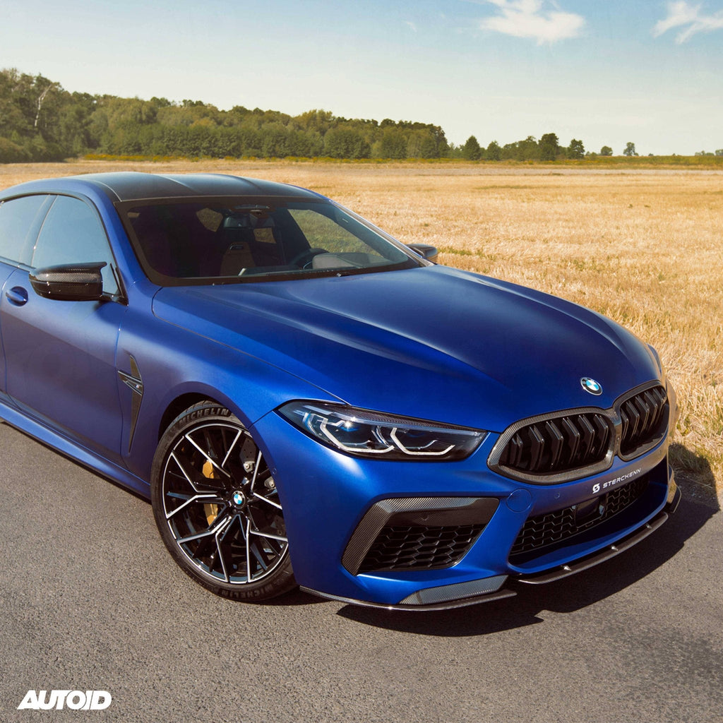 Sterckenn Carbon Fibre Front Lip for BMW M8 (2019+, F91 F92 F93) - AUTOID® - Front Lips & Splitters - Sterckenn