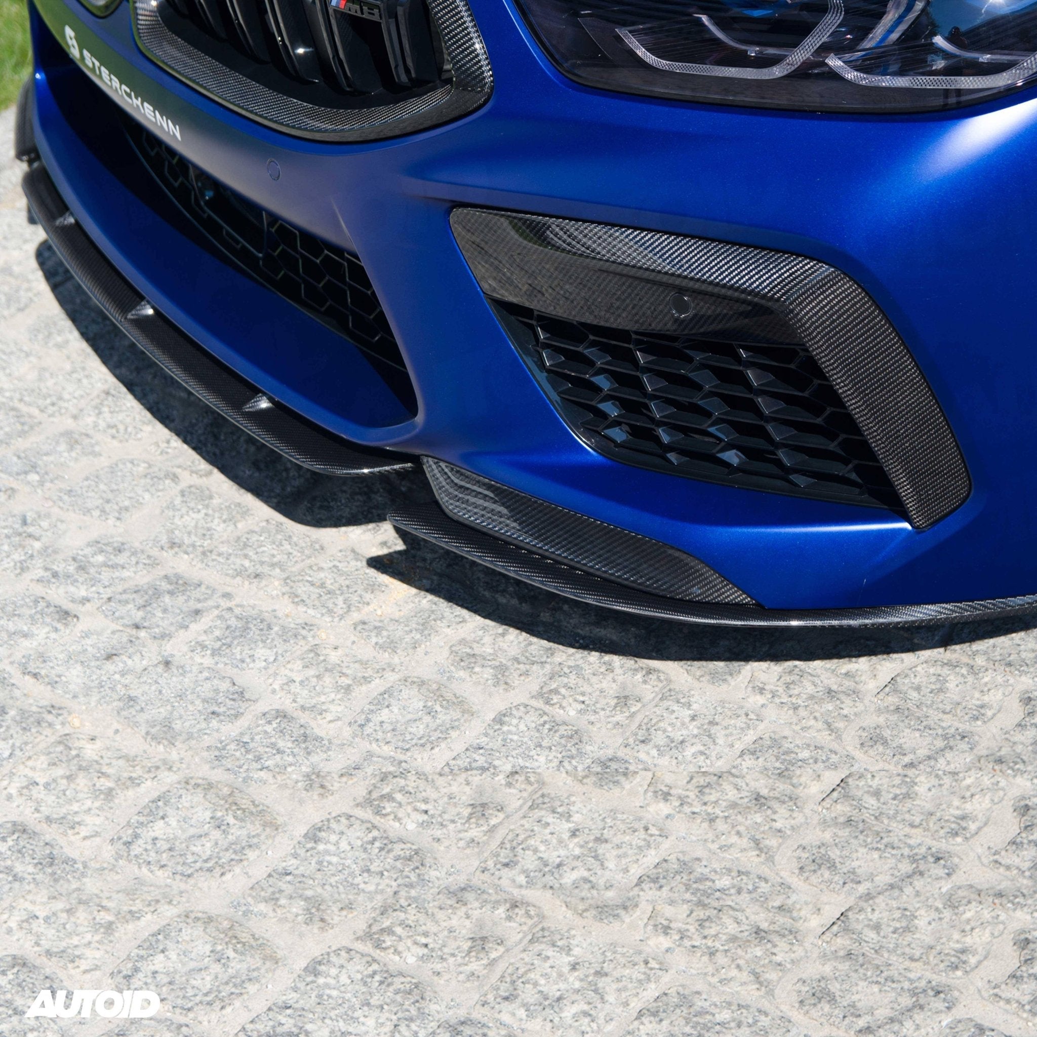 Sterckenn Carbon Fibre Front Lip for BMW M8 (2019+, F91 F92 F93) - AUTOID® - Front Lips & Splitters - Sterckenn