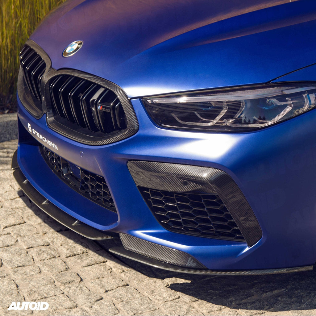 Sterckenn Carbon Fibre Front Lip for BMW M8 (2019+, F91 F92 F93) - AUTOID® - Front Lips & Splitters - Sterckenn