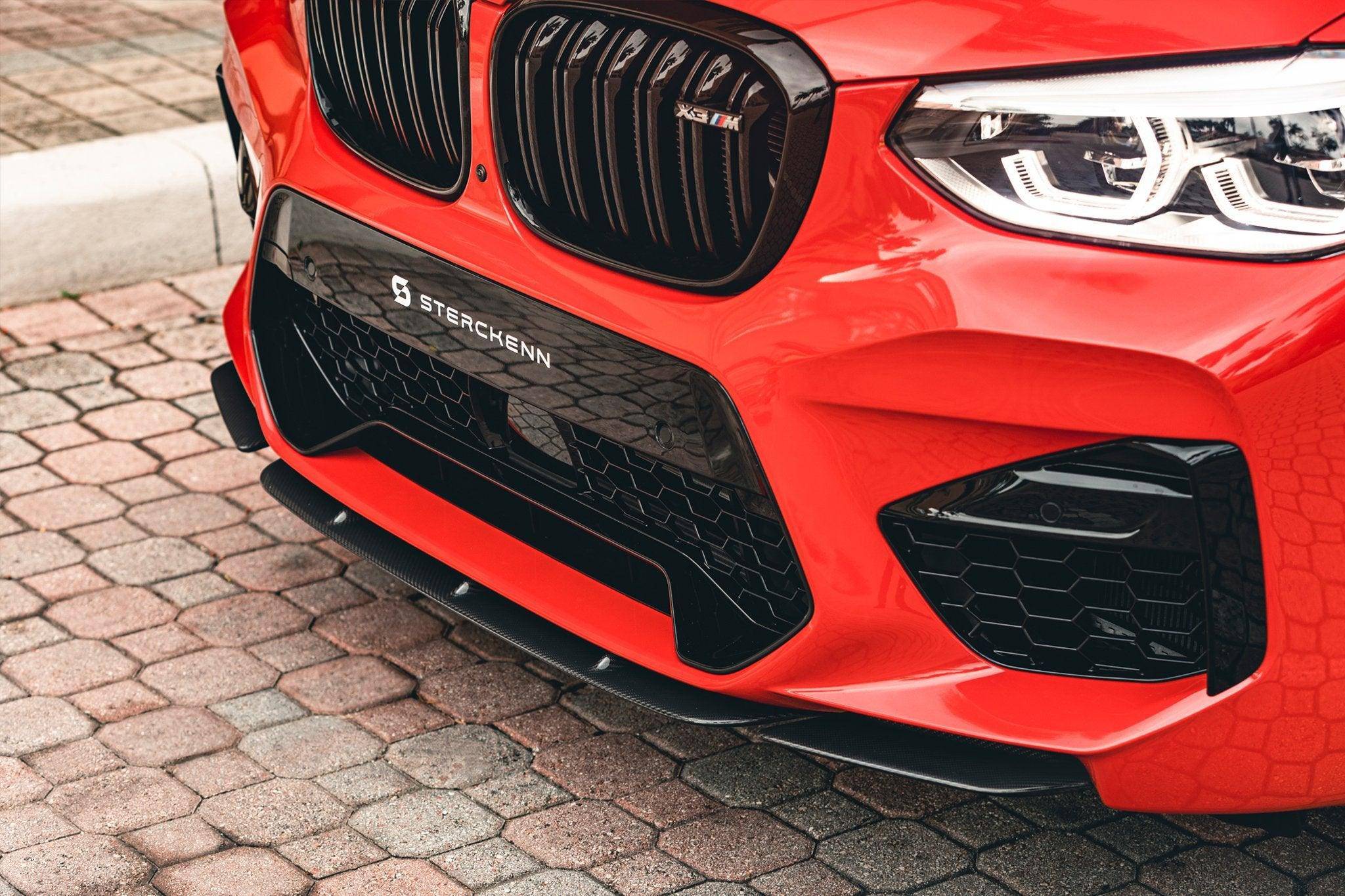 Sterckenn Carbon Fibre Front Lip for BMW X3M & X4M Pre - LCI (2019 - 2022, F97 F98) - AUTOID - Front Lips & Splitters - Sterckenn