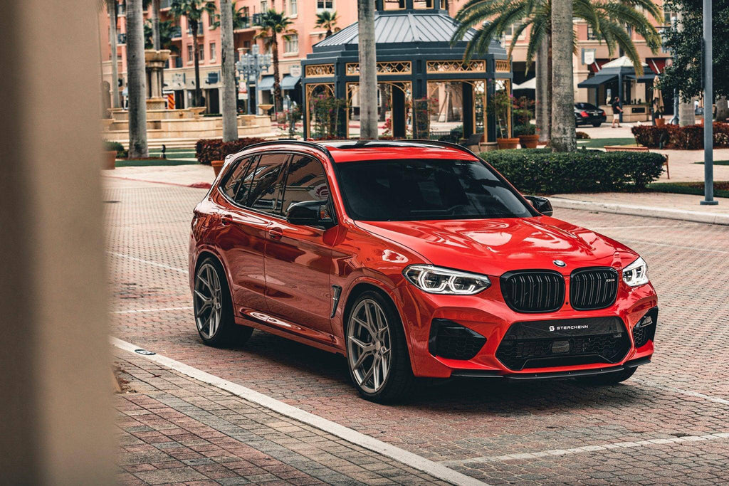 Sterckenn Carbon Fibre Front Lip for BMW X3M & X4M Pre-LCI (2019-2022, F97 F98) - AUTOID® - Front Lips & Splitters - Sterckenn