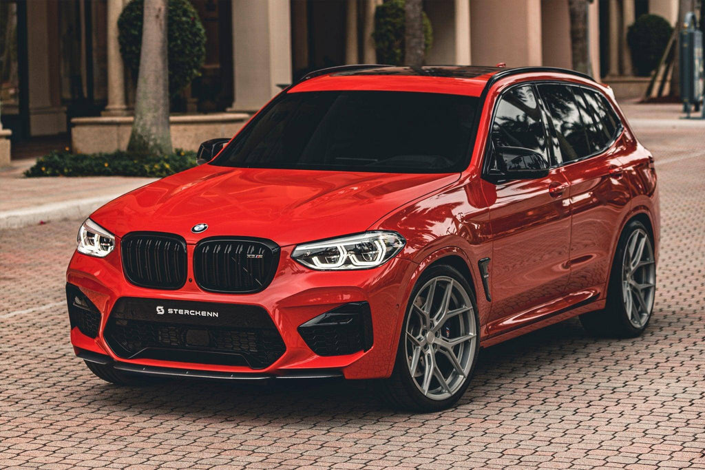 Sterckenn Carbon Fibre Front Lip for BMW X3M & X4M Pre-LCI (2019-2022, F97 F98) - AUTOID® - Front Lips & Splitters - Sterckenn