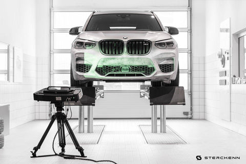 Sterckenn Carbon Fibre Front Lip for BMW X3M & X4M Pre-LCI (2019-2022, F97 F98) - AUTOID® - Front Lips & Splitters - Sterckenn