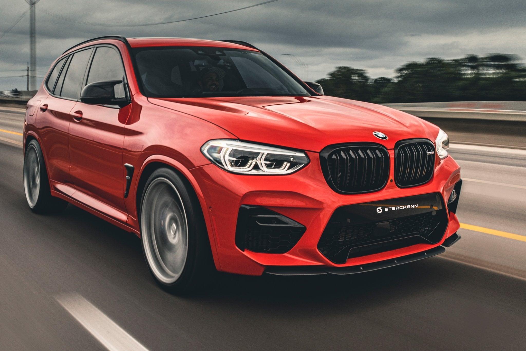 Sterckenn Carbon Fibre Front Lip for BMW X3M & X4M Pre-LCI (2019-2022, F97 F98) - AUTOID® - Front Lips & Splitters - Sterckenn