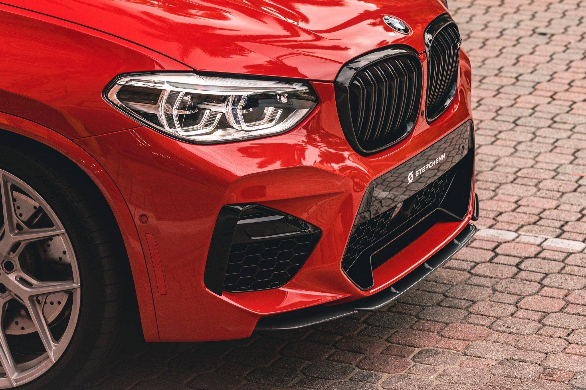 Sterckenn Carbon Fibre Front Lip for BMW X3M & X4M Pre-LCI (2019-2022, F97 F98) - AUTOID® - Front Lips & Splitters - Sterckenn