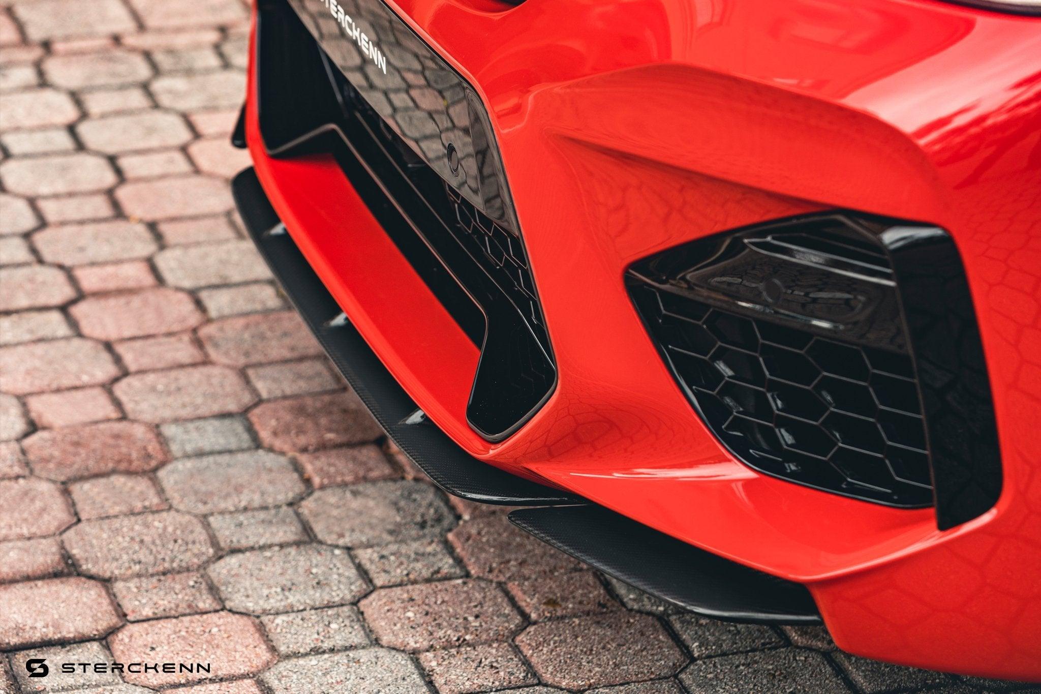 Sterckenn Carbon Fibre Front Lip for BMW X3M & X4M Pre-LCI (2019-2022, F97 F98) - AUTOID® - Front Lips & Splitters - Sterckenn
