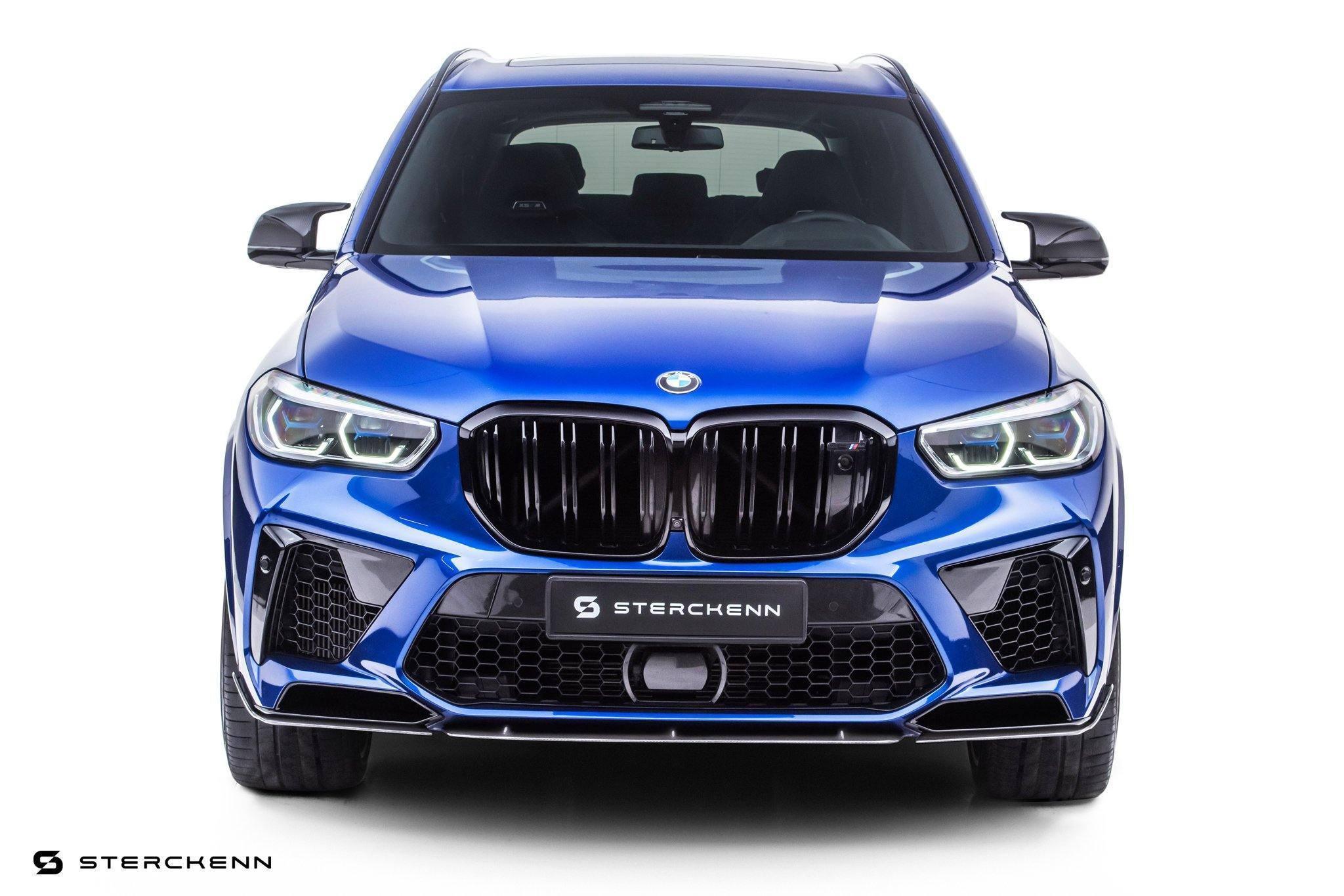 Sterckenn Carbon Fibre Front Lip for BMW X5M (2020+, F95) - AUTOID® - Front Lips & Splitters - Sterckenn