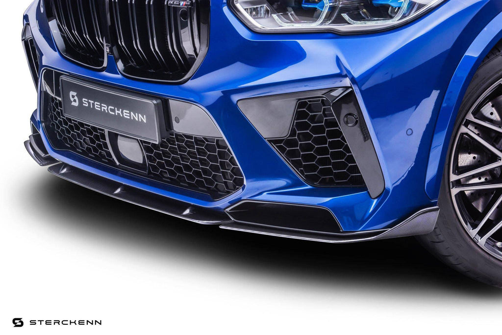 Sterckenn Carbon Fibre Front Lip for BMW X5M (2020+, F95) - AUTOID® - Front Lips & Splitters - Sterckenn