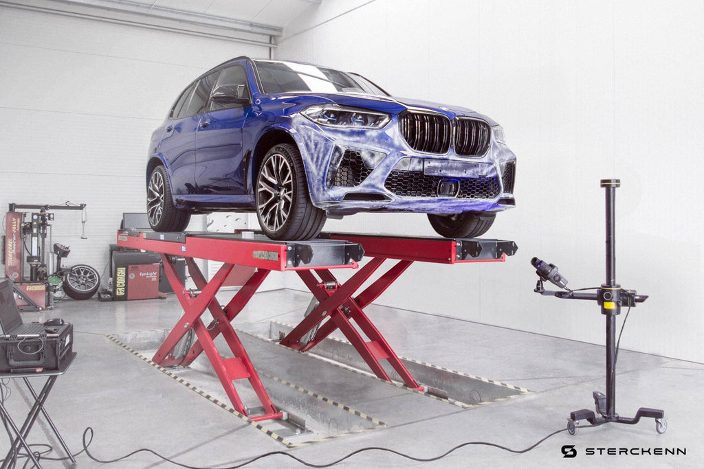 Sterckenn Carbon Fibre Front Lip for BMW X5M (2020+, F95) - AUTOID® - Front Lips & Splitters - Sterckenn
