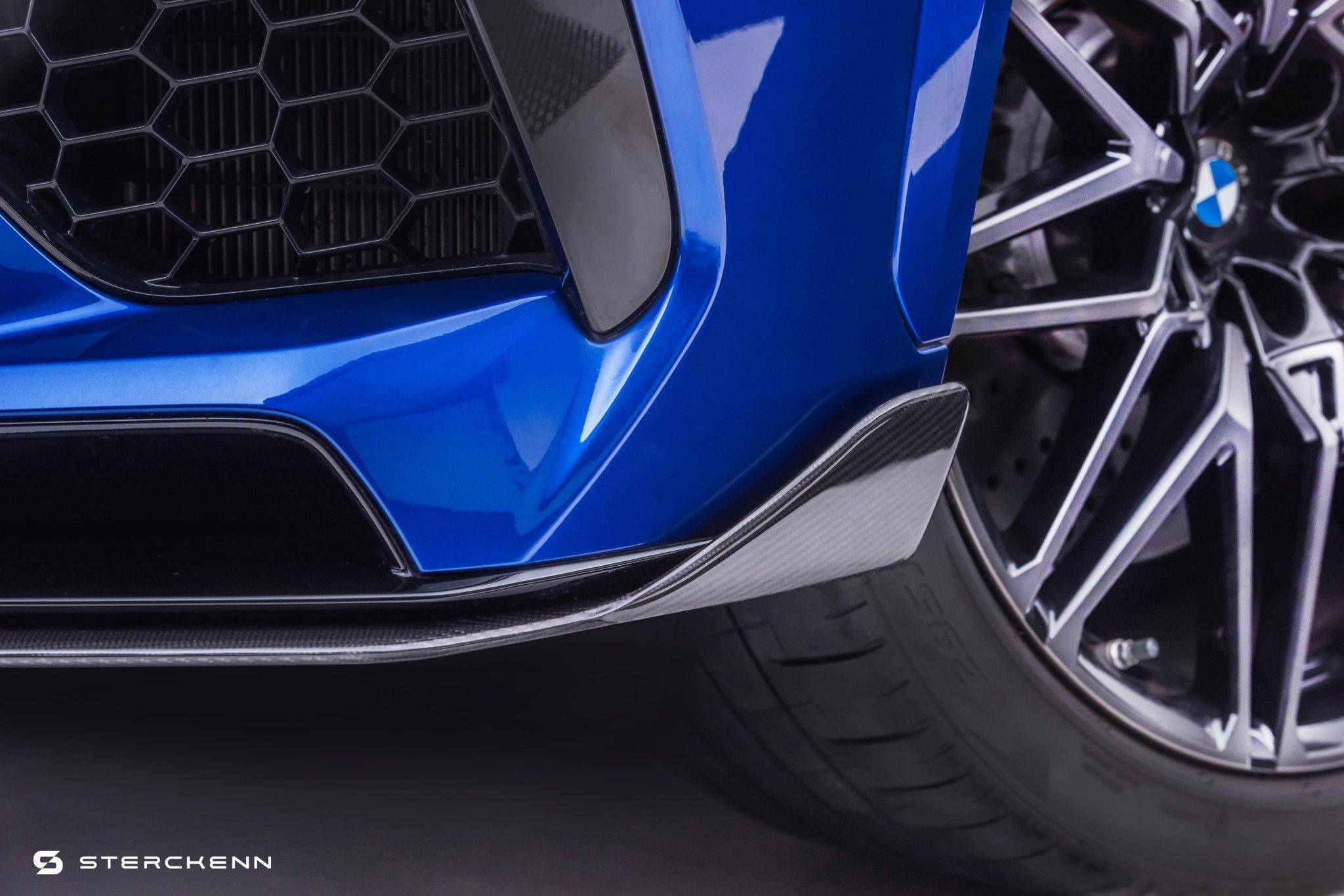 Sterckenn Carbon Fibre Front Lip for BMW X5M (2020+, F95) - AUTOID® - Front Lips & Splitters - Sterckenn