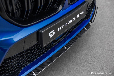 Sterckenn Carbon Fibre Front Lip for BMW X5M (2020+, F95) - AUTOID® - Front Lips & Splitters - Sterckenn