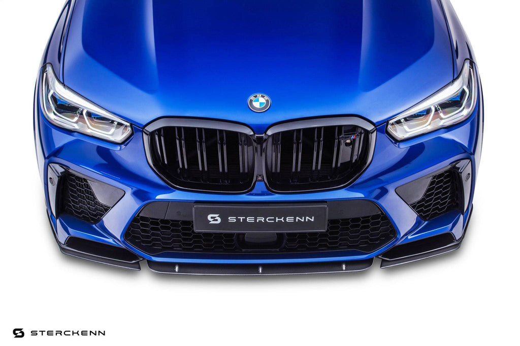 Sterckenn Carbon Fibre Front Lip for BMW X5M (2020+, F95) - AUTOID® - Front Lips & Splitters - Sterckenn