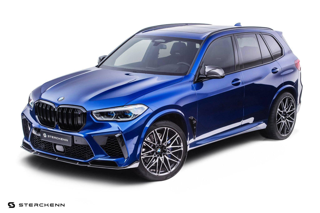 Sterckenn Carbon Fibre Front Lip for BMW X5M (2020+, F95) - AUTOID® - Front Lips & Splitters - Sterckenn