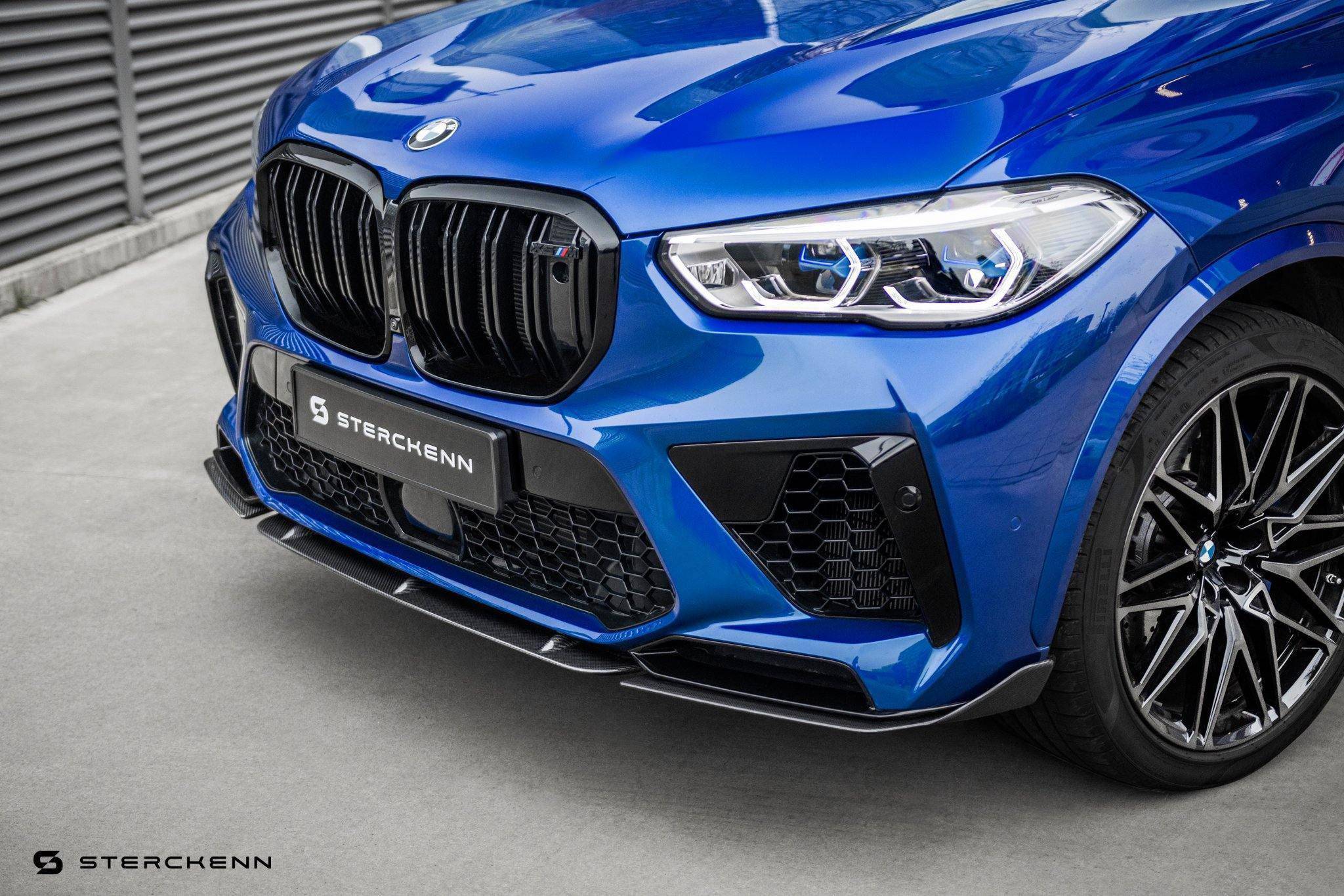 Sterckenn Carbon Fibre Front Lip for BMW X5M (2020+, F95) - AUTOID® - Front Lips & Splitters - Sterckenn