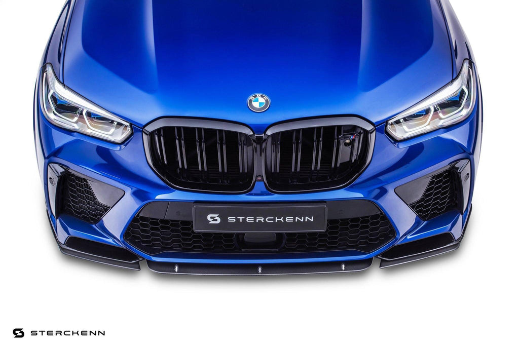 Sterckenn Carbon Fibre Front Lip for BMW X5M (2020+, F95) - AUTOID® - Front Lips & Splitters - Sterckenn