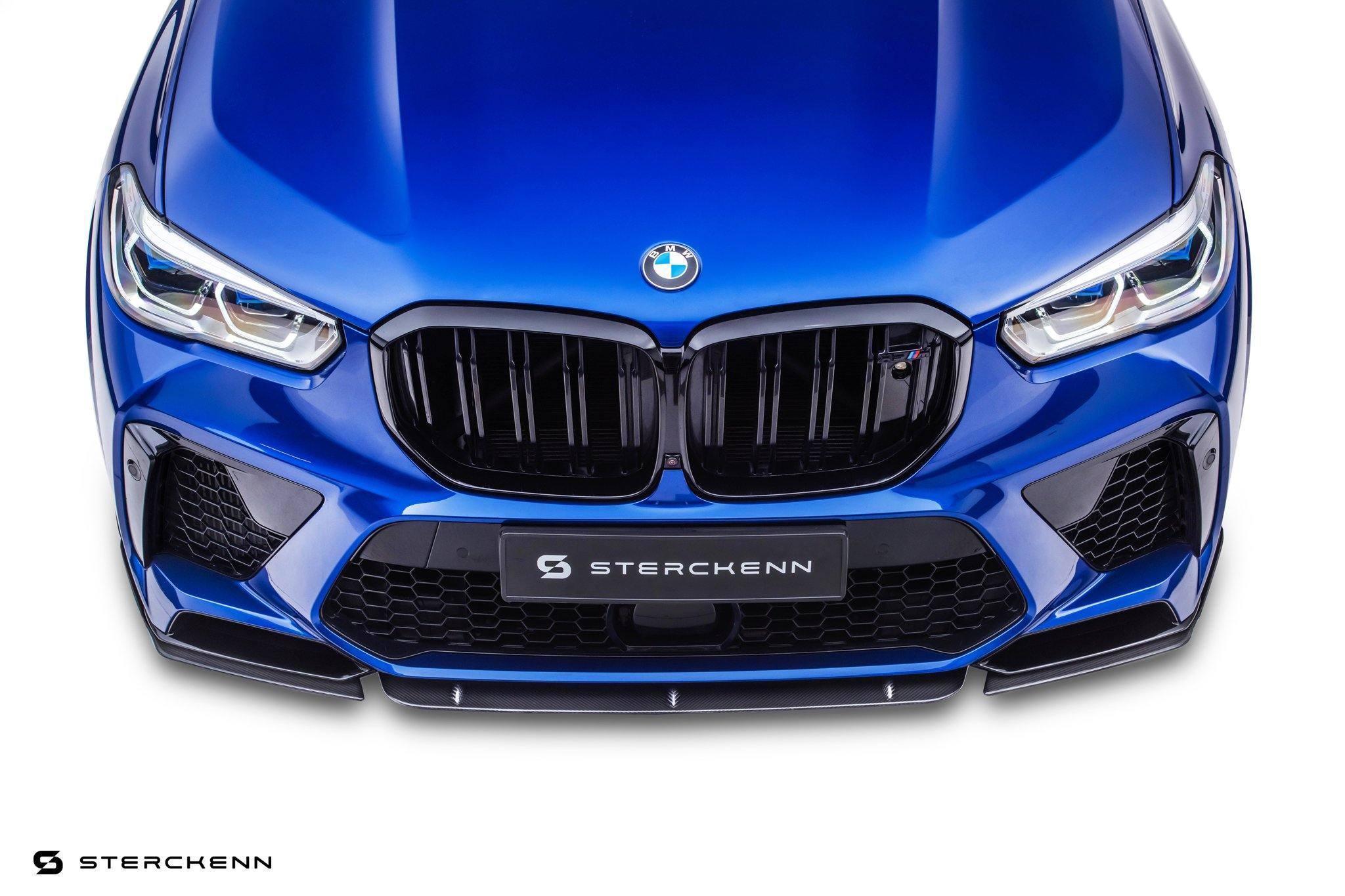 Sterckenn Carbon Fibre Front Lip for BMW X5M (2020+, F95) - AUTOID® - Front Lips & Splitters - Sterckenn