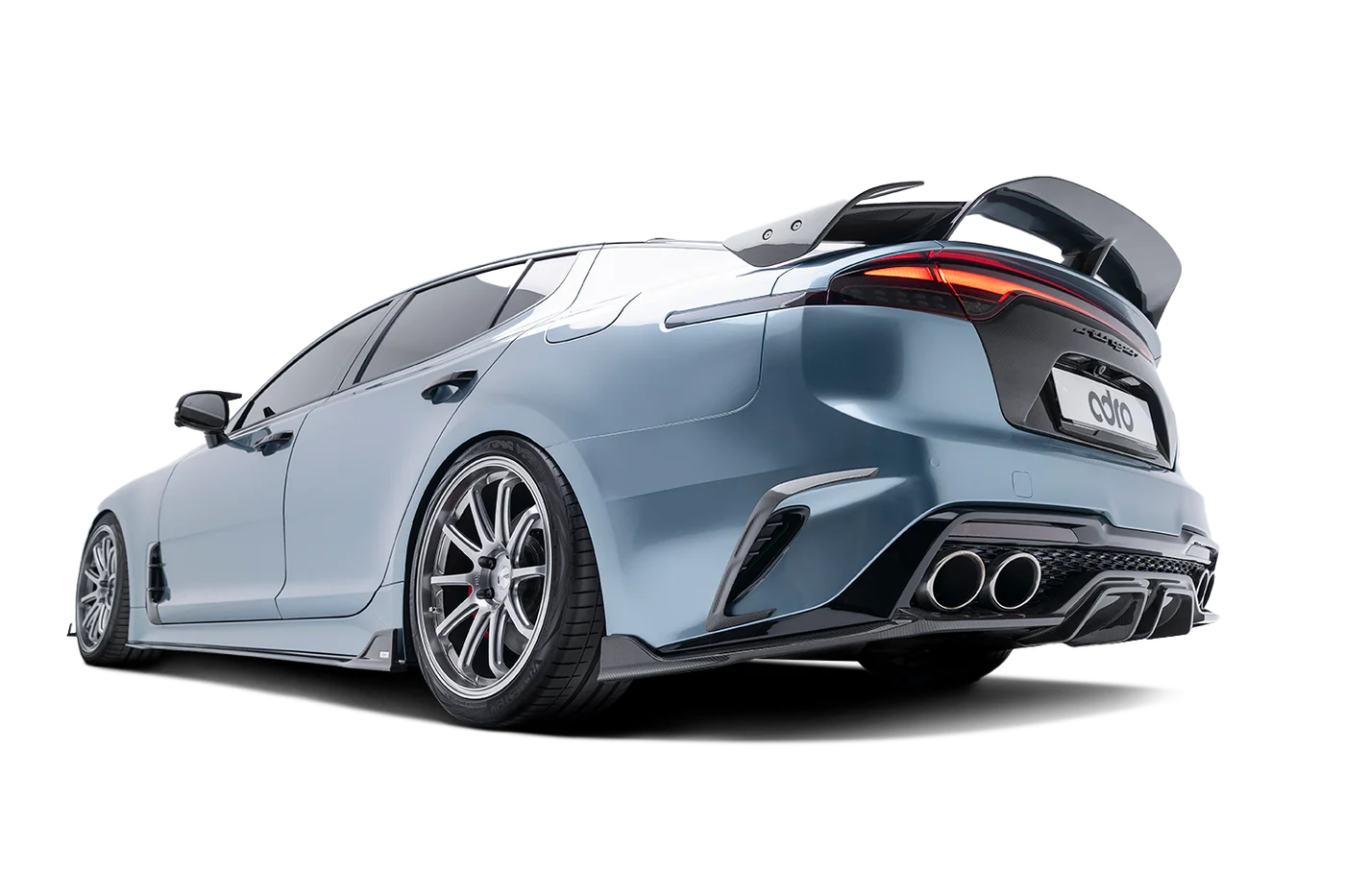 Kia Stinger Carbon Fibre Rear Wing Spoiler V3 by Adro (2018+), Rear Spoilers, Adro - AUTOID | Premium Automotive Accessories