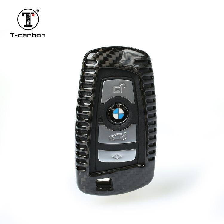 T - Carbon Pre - preg Carbon Fibre Key Cover for BMW (2012 - 2021, Fxx) - AUTOID - Key Covers - T - Carbon