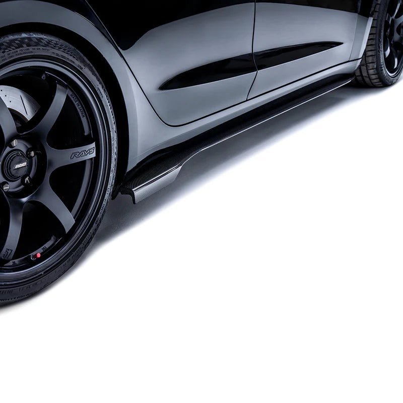 Tesla Model 3 Carbon Fibre V2 Side Skirts by Adro (2017+) - AUTOID® - Side Skirts & Winglets - Adro