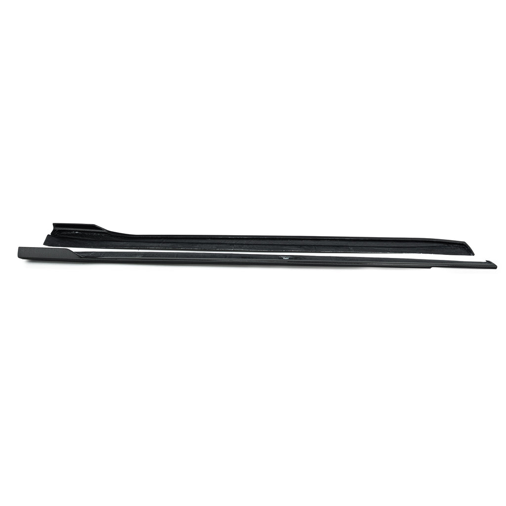 Tesla Model 3 Carbon Fibre V2 Side Skirts by Adro (2017+) - AUTOID® - Side Skirts & Winglets - Adro