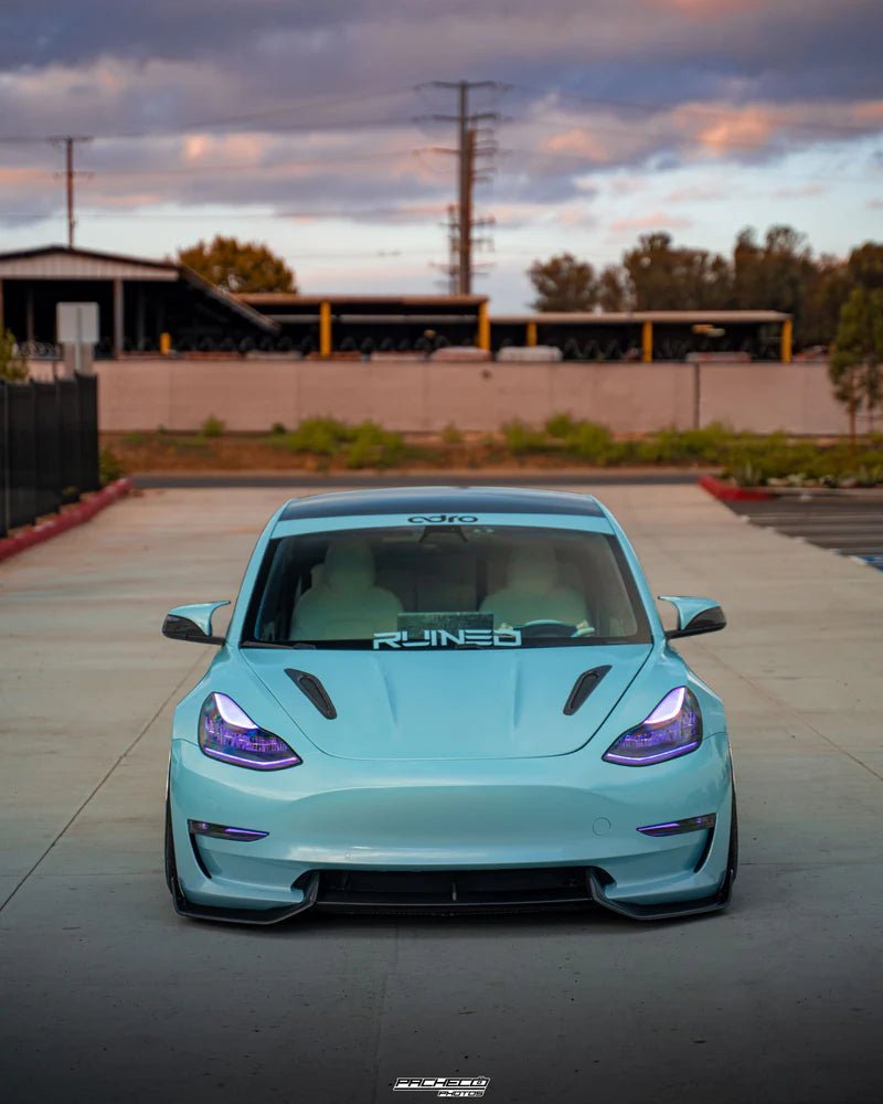 Tesla Model 3 Full Carbon Fibre V2 Body Kit by Adro (2017+) - AUTOID® - Styling Kit - Adro