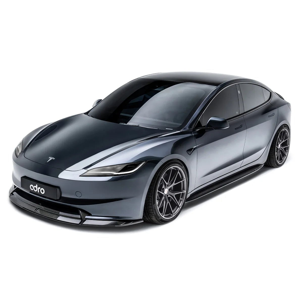 Tesla Model 3 Highland Carbon Fiber Front Lip by Adro - AUTOID - Front Lips & Splitters - Adro
