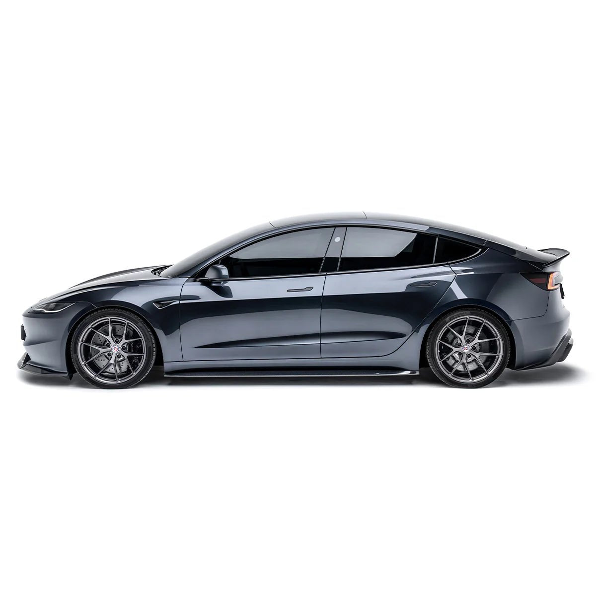 Tesla Model 3 Highland Carbon Fiber Side Skirt by Adro - AUTOID - Side Skirts & Winglets - Adro