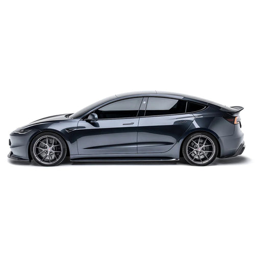 Tesla Model 3 Highland Carbon Fiber Side Skirt by Adro - AUTOID® - Side Skirts & Winglets - Adro