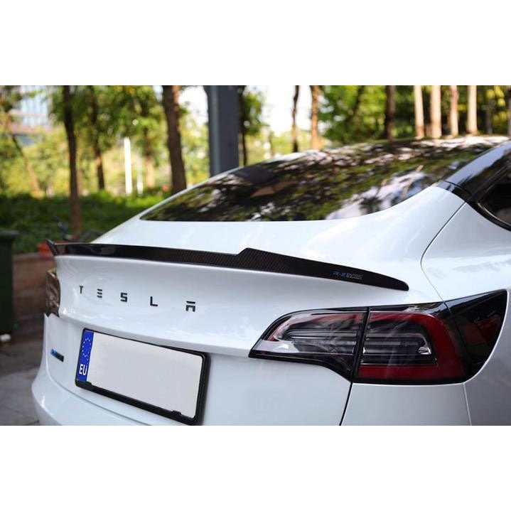 Tesla Model 3 & Model Y Gloss Black Lettering Rear Boot Trunk Badge - AUTOID - Model Badges - Essentials