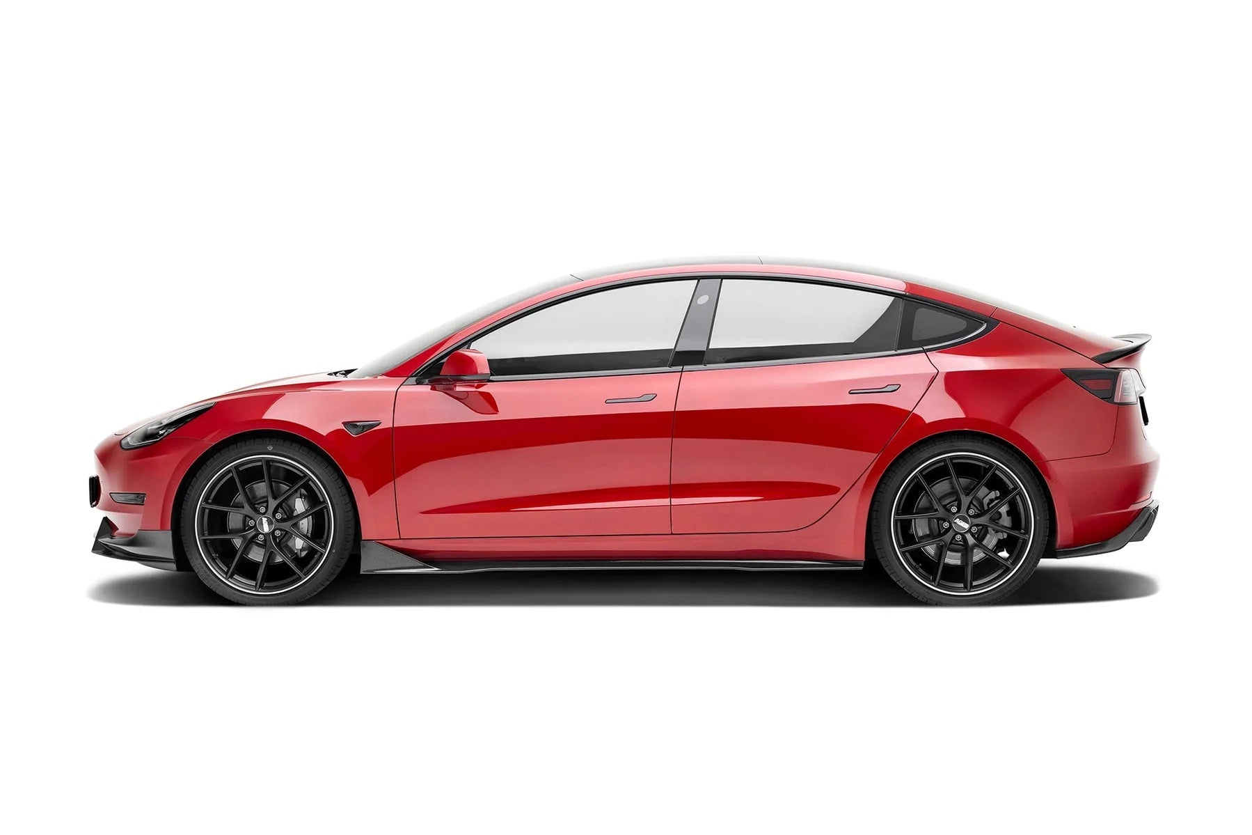 Tesla Model 3 Pre - Preg Carbon Fibre Front Splitter by Adro (2017+) - AUTOID - Front Lips & Splitters - Adro