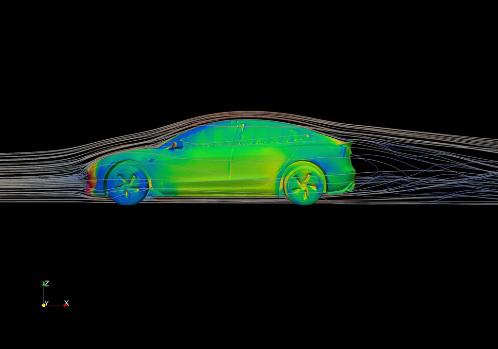 Tesla Model 3 Pre-Preg Carbon Fibre Front Splitter by Adro (2017+) - AUTOID® - Front Lips & Splitters - Adro