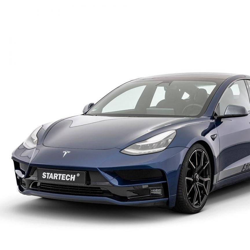 Tesla Model 3 Replacement Front Bumper by Startech (2018+) - AUTOID - Front & Rear Bumpers - Startech