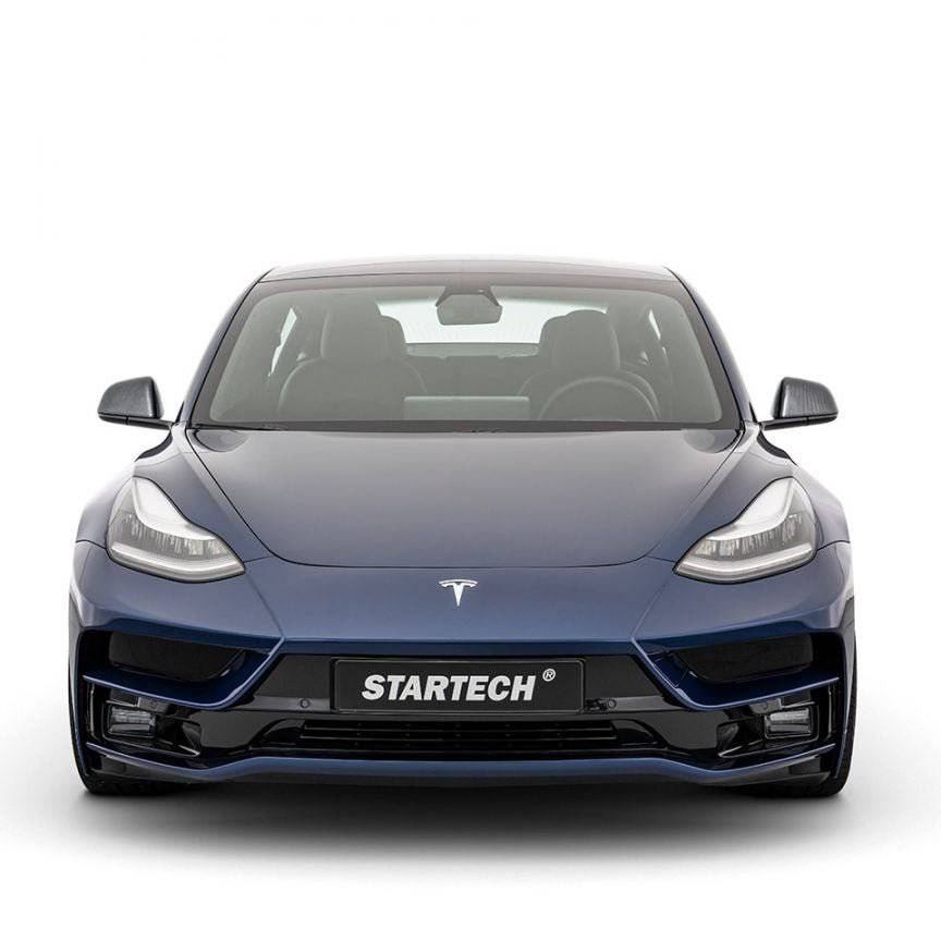 Tesla Model 3 Replacement Front Bumper by Startech (2018+) - AUTOID - Front & Rear Bumpers - Startech