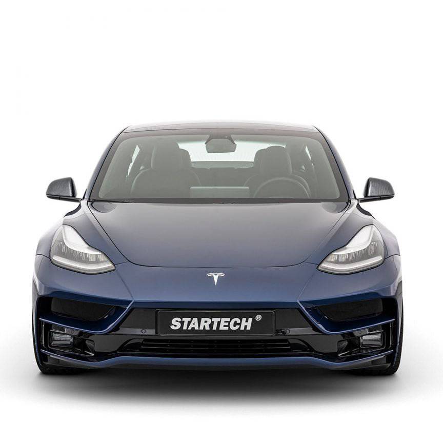 Tesla Model 3 Replacement Front Bumper by Startech (2018+), Front & Rear Bumpers, Startech - AUTOID | Premium Automotive Accessories