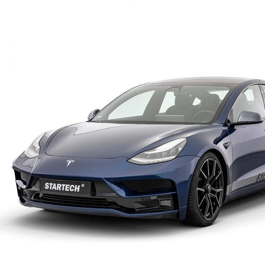 Tesla Model 3 Replacement Front Bumper by Startech (2018+) - AUTOID® - Front & Rear Bumpers - Startech
