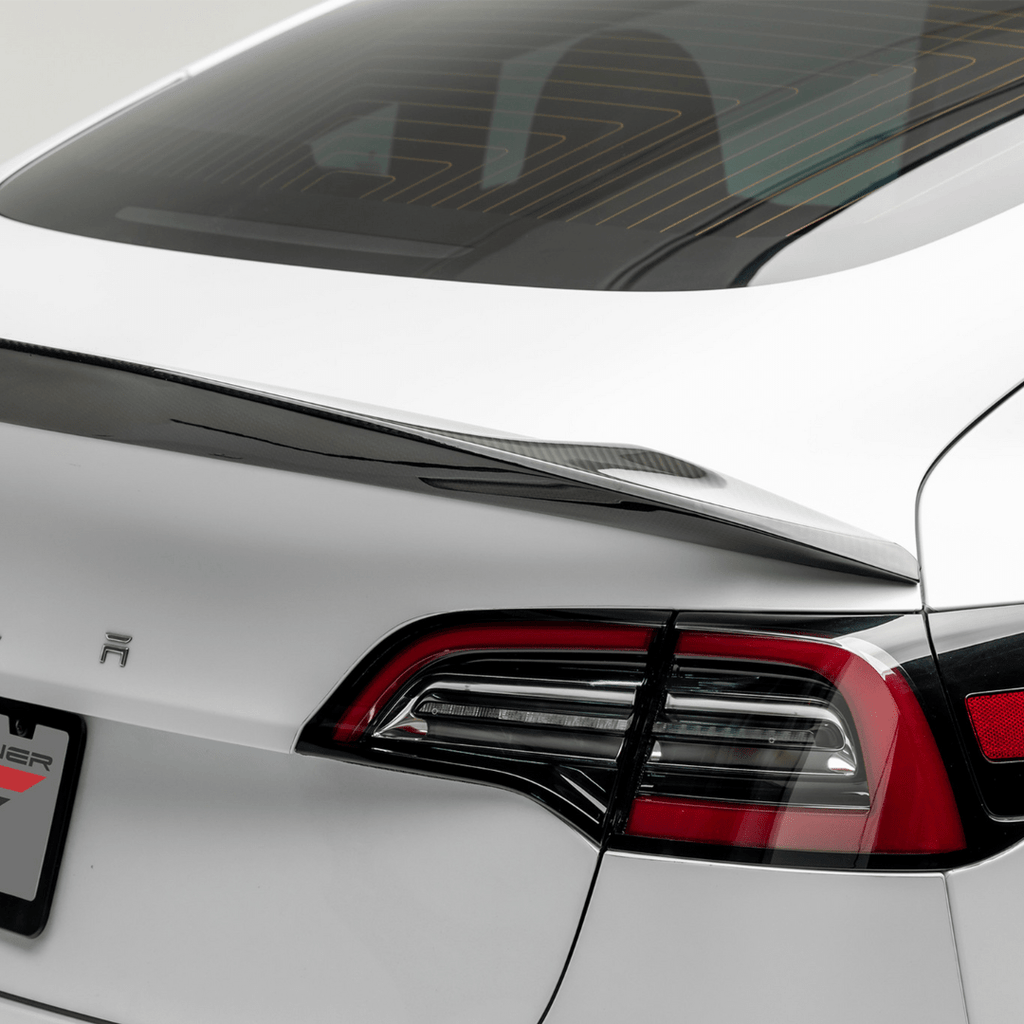 Tesla Model 3 Volta Aero Decklid Spoiler by Vorsteiner - AUTOID - Rear Spoilers - Vorsteiner