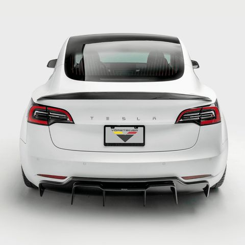 Tesla Model 3 Volta Aero Decklid Spoiler by Vorsteiner - AUTOID® - Rear Spoilers - Vorsteiner
