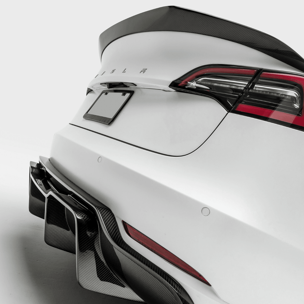 Tesla Model 3 Volta Aero Decklid Spoiler by Vorsteiner - AUTOID® - Rear Spoilers - Vorsteiner