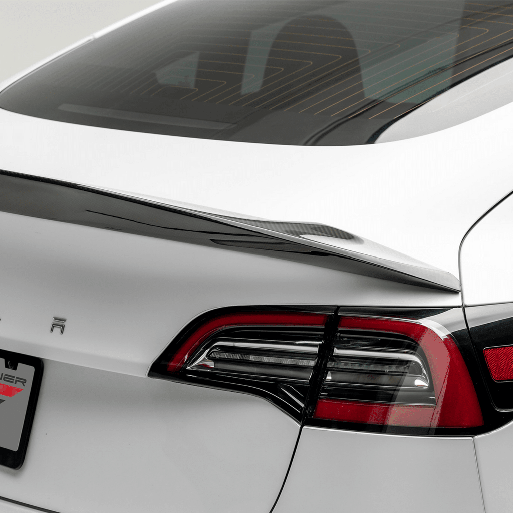 Tesla Model 3 Volta Aero Decklid Spoiler by Vorsteiner - AUTOID® - Rear Spoilers - Vorsteiner