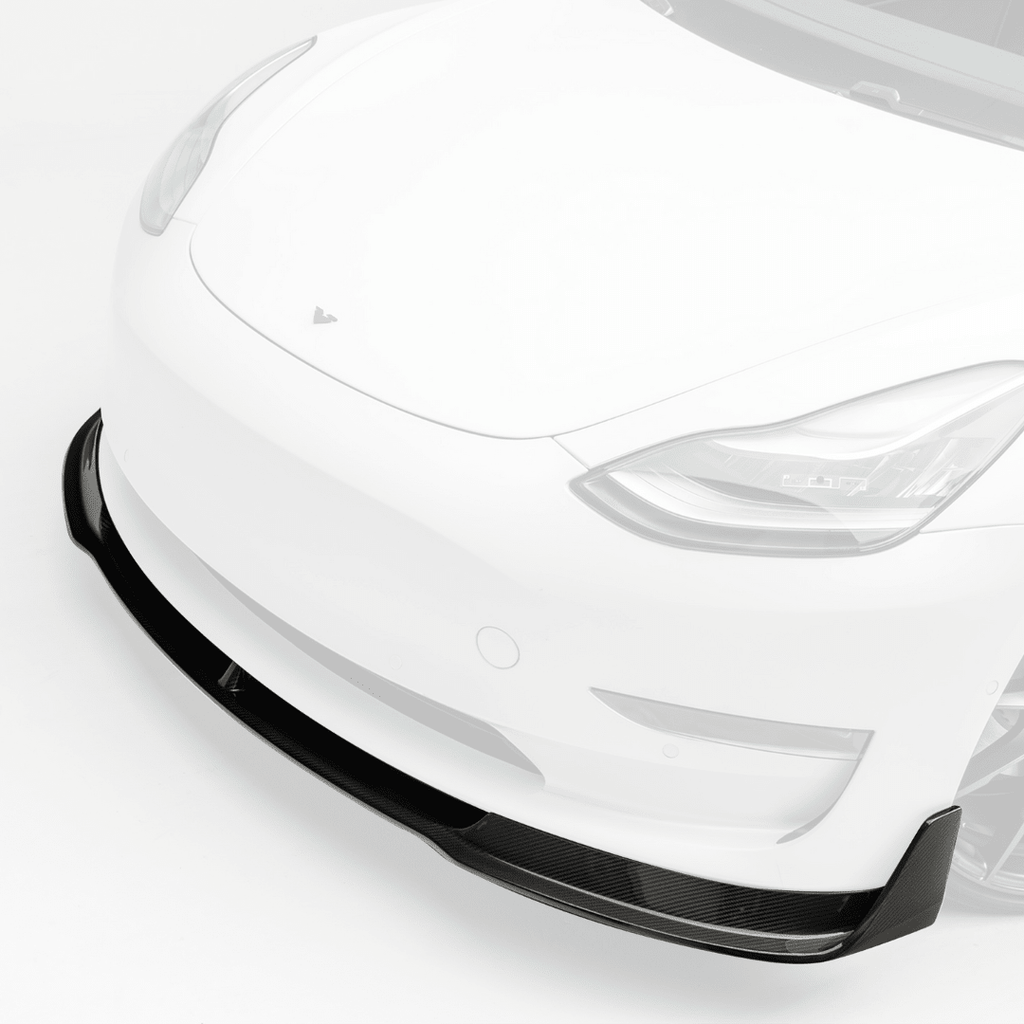 Tesla Model 3 Volta Aero Front Spoiler by Vorsteiner - AUTOID® - Front Lips & Splitters - Vorsteiner