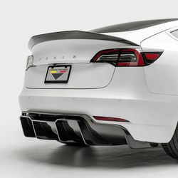 Tesla Model 3 Volta Aero Rear Diffuser by Vorsteiner - AUTOID® - Rear Diffusers - Vorsteiner