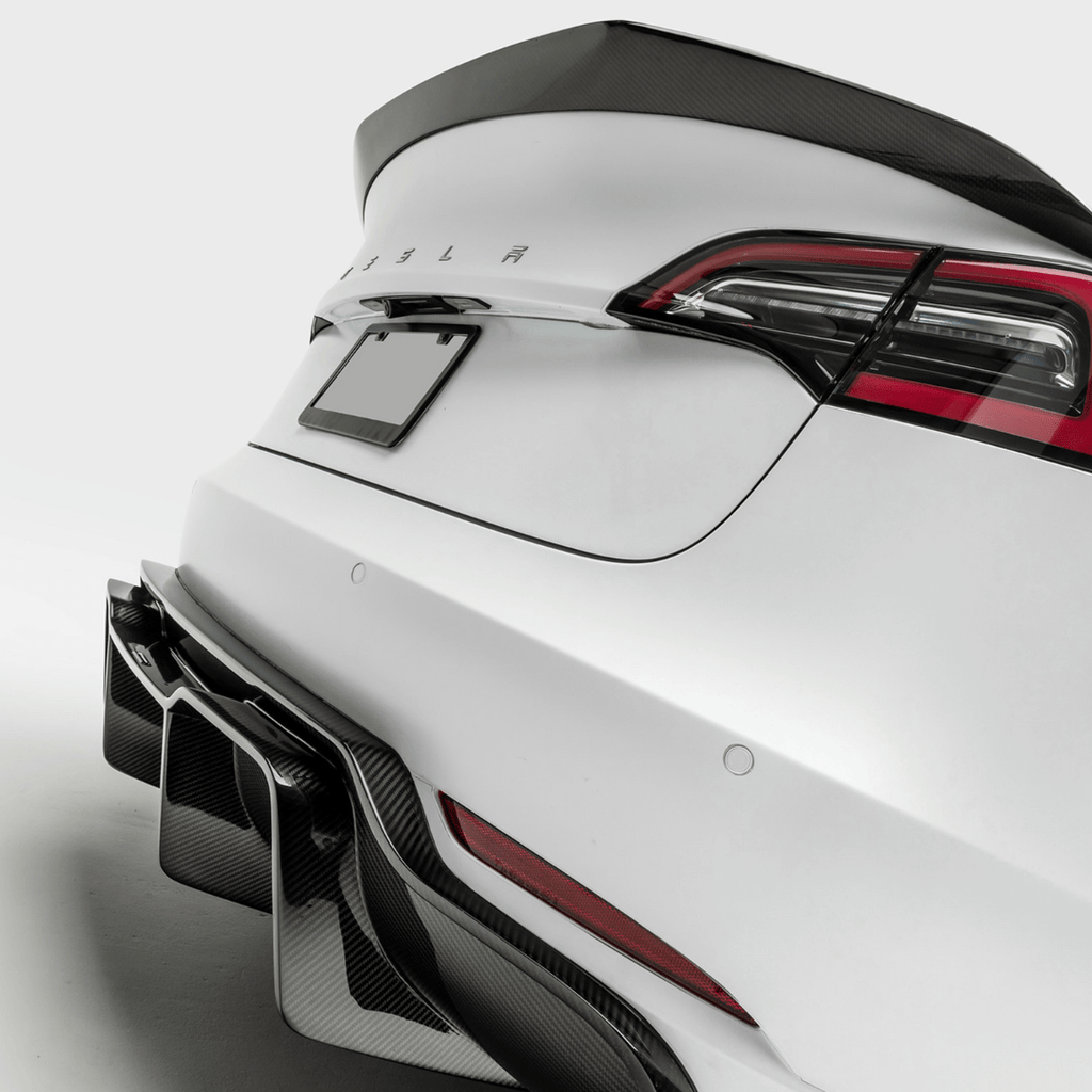 Tesla Model 3 Volta Aero Rear Diffuser by Vorsteiner - AUTOID - Rear Diffusers - Vorsteiner