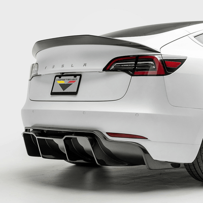 Tesla Model 3 Volta Aero Rear Diffuser by Vorsteiner - AUTOID - Rear Diffusers - Vorsteiner