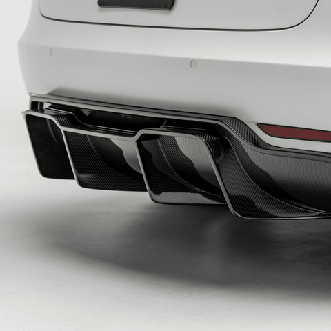 Tesla Model 3 Volta Aero Rear Diffuser by Vorsteiner - AUTOID® - Rear Diffusers - Vorsteiner