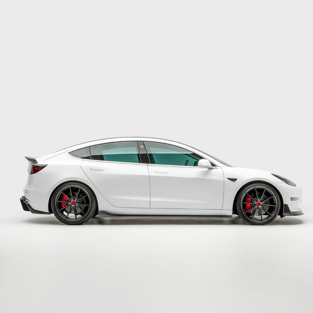Tesla Model 3 Volta Aero Rear Diffuser by Vorsteiner - AUTOID® - Rear Diffusers - Vorsteiner