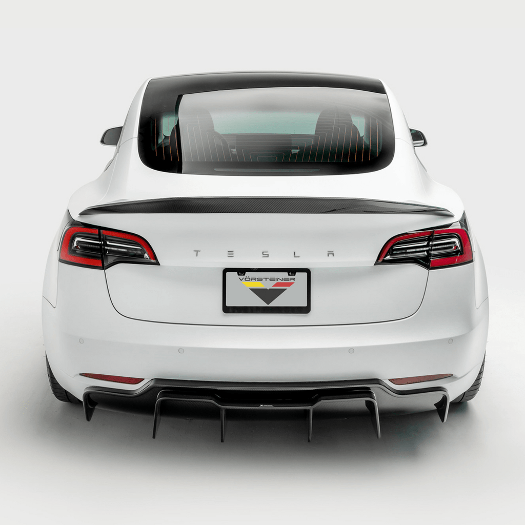 Tesla Model 3 Volta Aero Rear Diffuser by Vorsteiner - AUTOID - Rear Diffusers - Vorsteiner