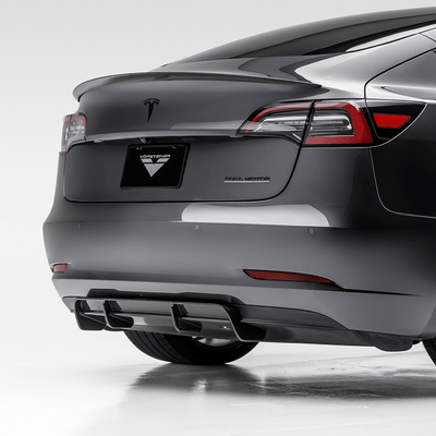 Tesla Model 3 Volta Aero Rear Diffuser by Vorsteiner - AUTOID - Rear Diffusers - Vorsteiner