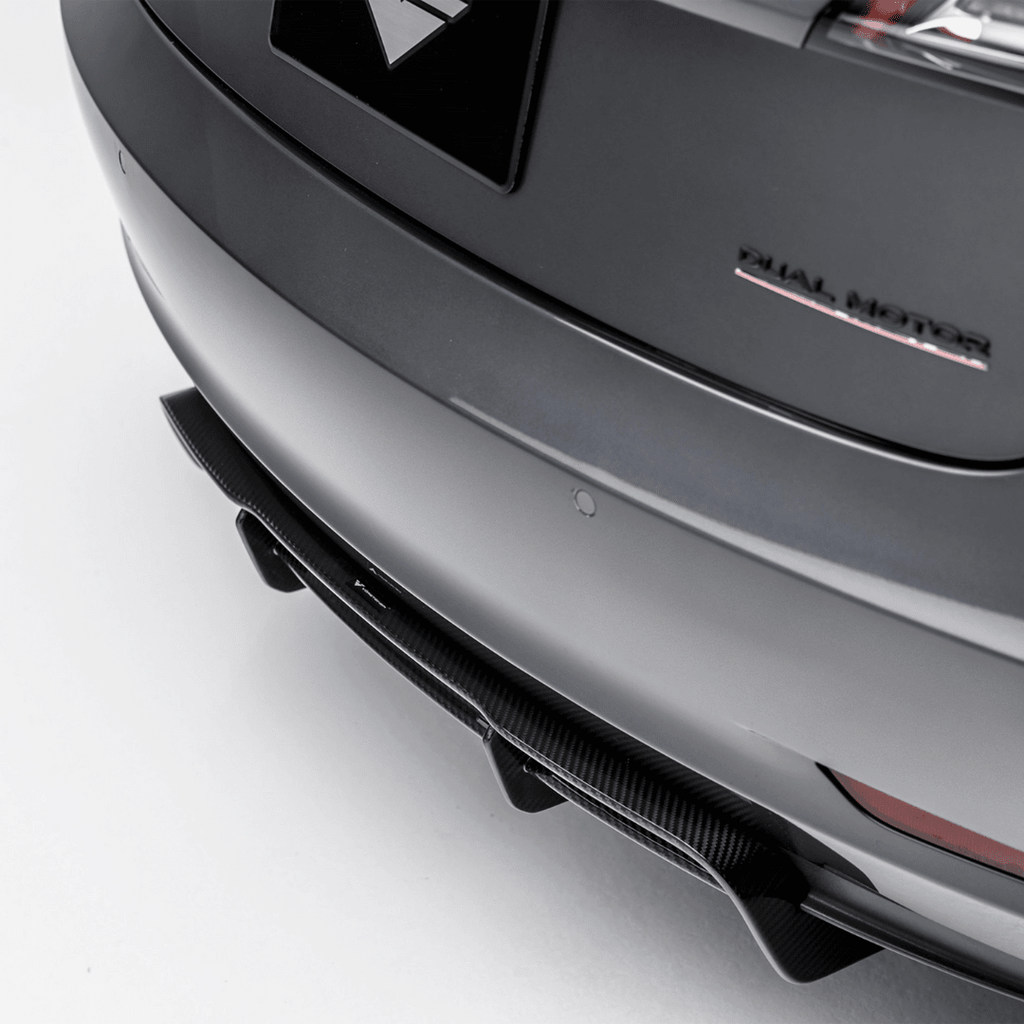 Tesla Model 3 Volta Aero Rear Diffuser by Vorsteiner - AUTOID® - Rear Diffusers - Vorsteiner